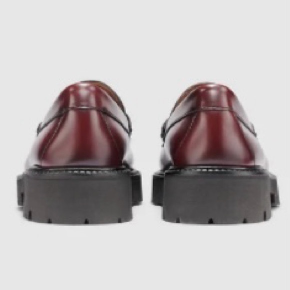 GH Bass Whitney Super Lug Weejun Loafer size 8 Burgundy/Wine - NWT - Picture 3 of 9